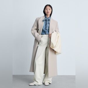 MANGO Women’s Denim Bow Shirt NWT size XL